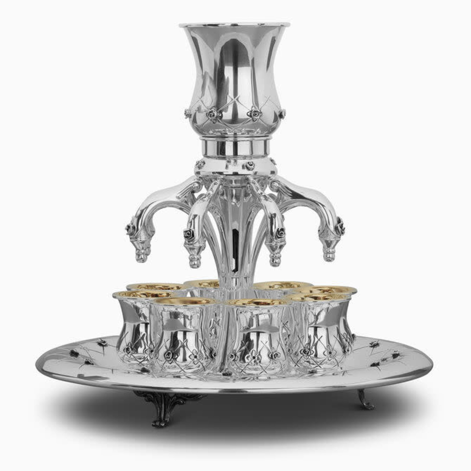 Kiddush Fountain, Sterling Silver