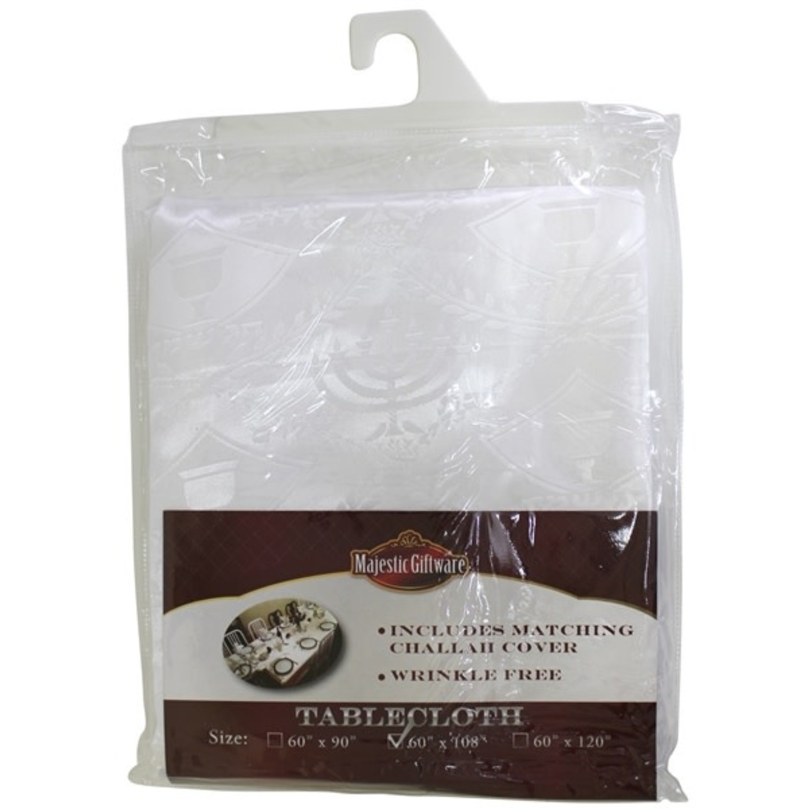 Tablecloth and Challah Cover Set (60x144 inch)