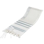 Tallit, Tashbetz, Grey & Silver Stripes