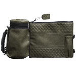 Olive green  LeatheretteThermal Tefillin & Tallit Container