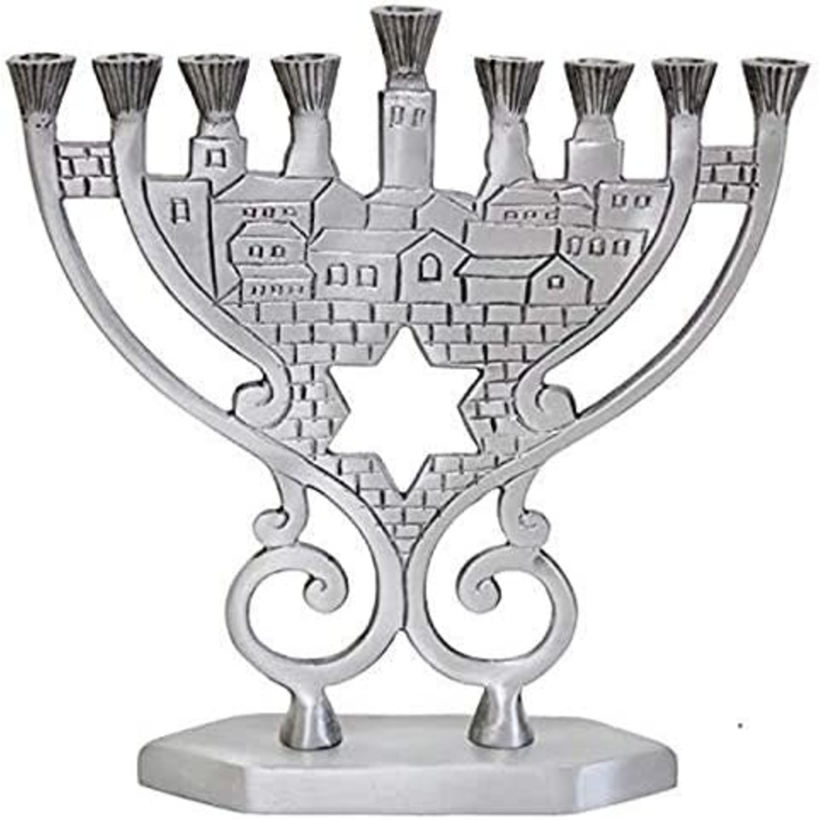 Menorah, Jerusalem with Star of David