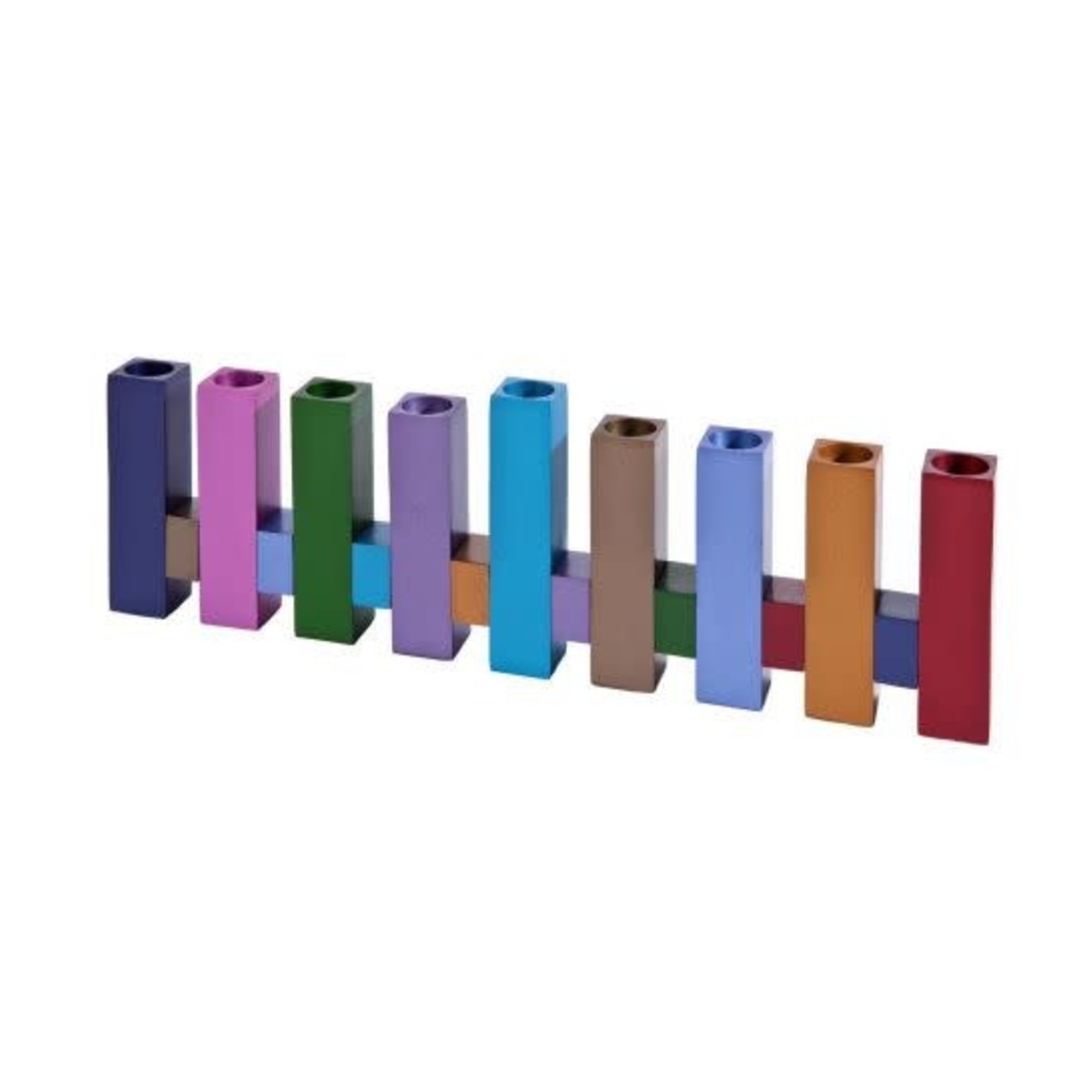 Menorah, Multicoloured Standing Squares