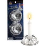 Disposable Foil Candlesticks, 6pcs