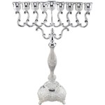 Super Jumbo Menorah, Silver Plated