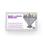 Build-A-Brick LEGO-Style Menorah