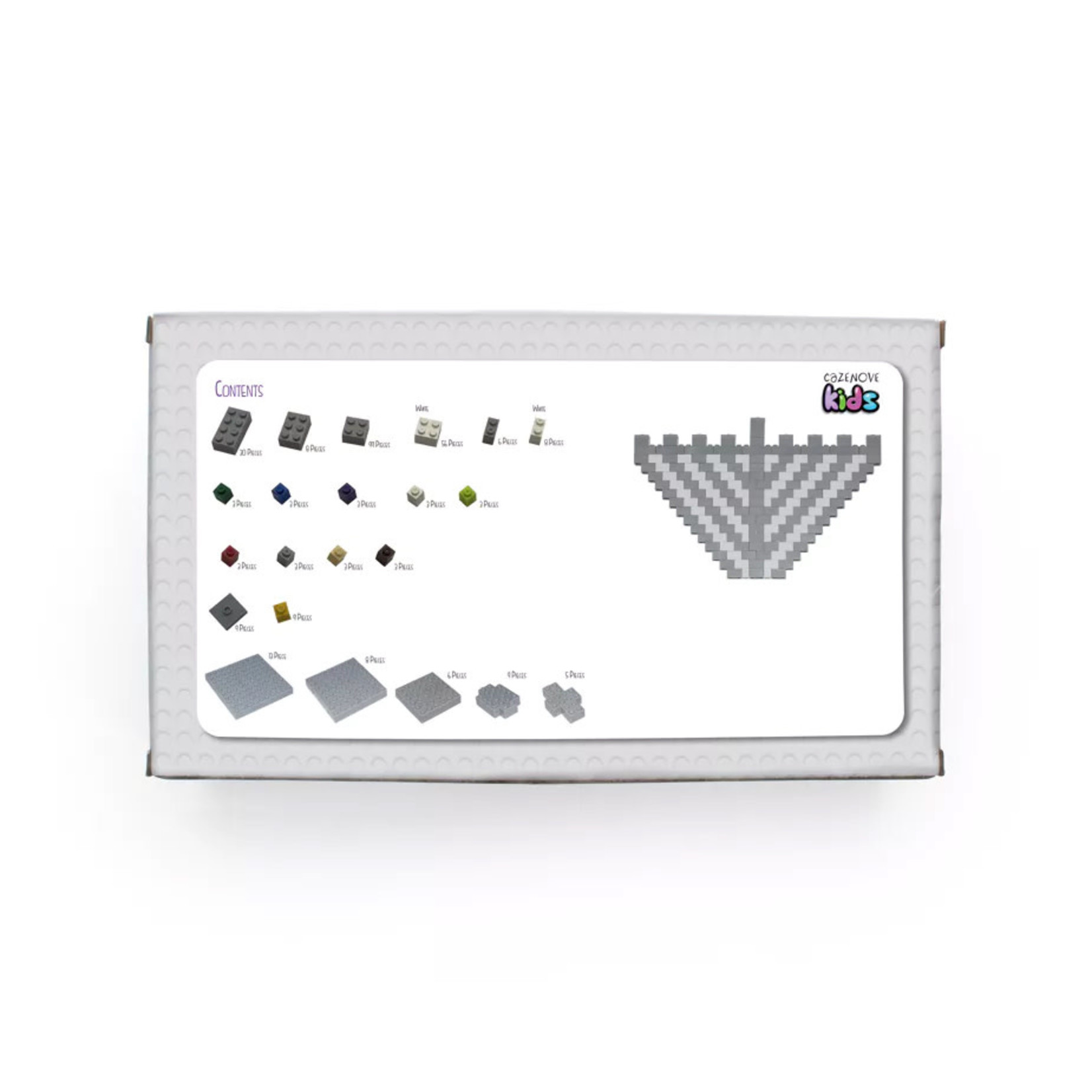 Build-A-Brick LEGO-Style Menorah
