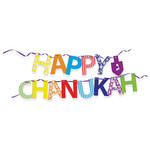 'Happy Chanukah'' Felt Bunting