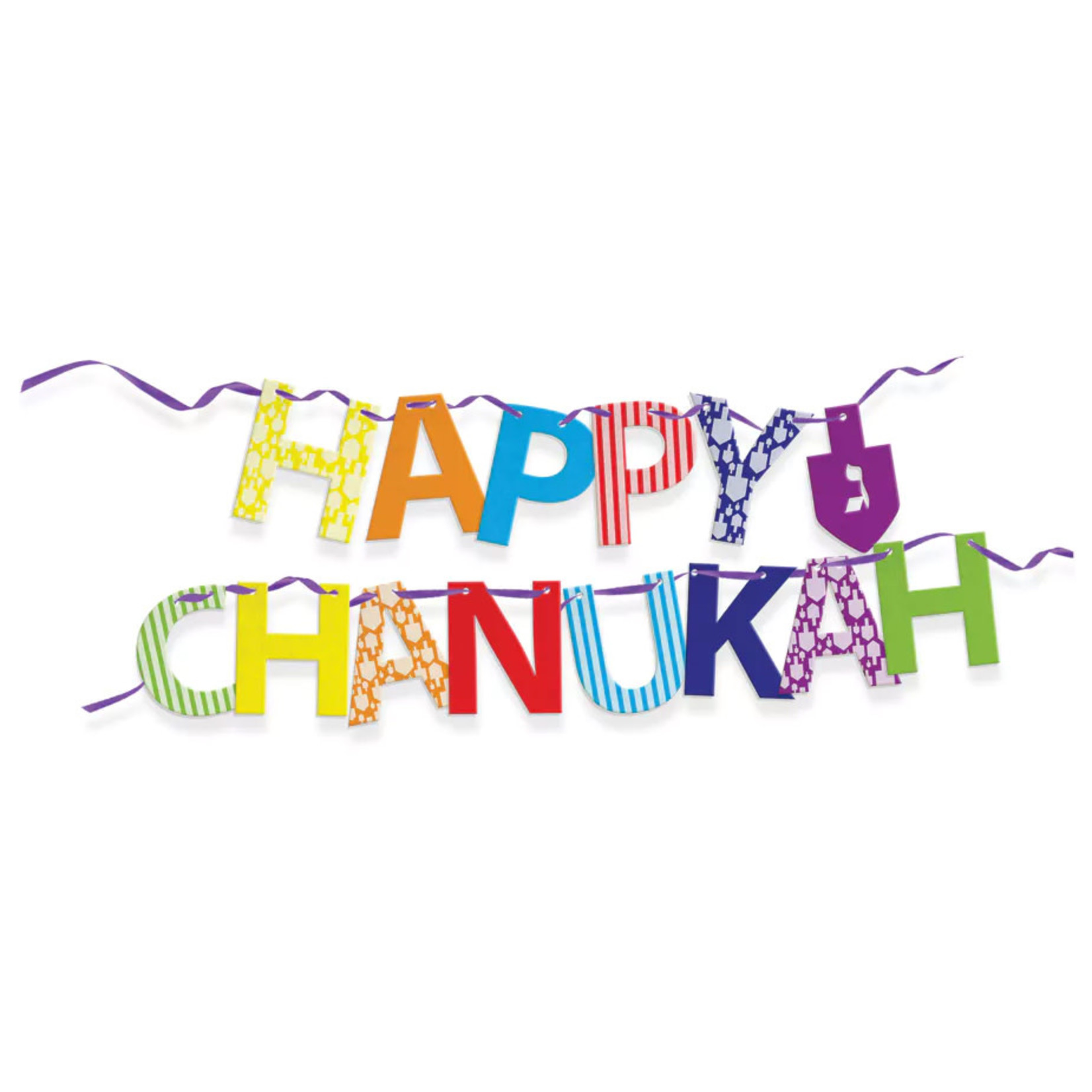 'Happy Chanukah'' Felt Bunting