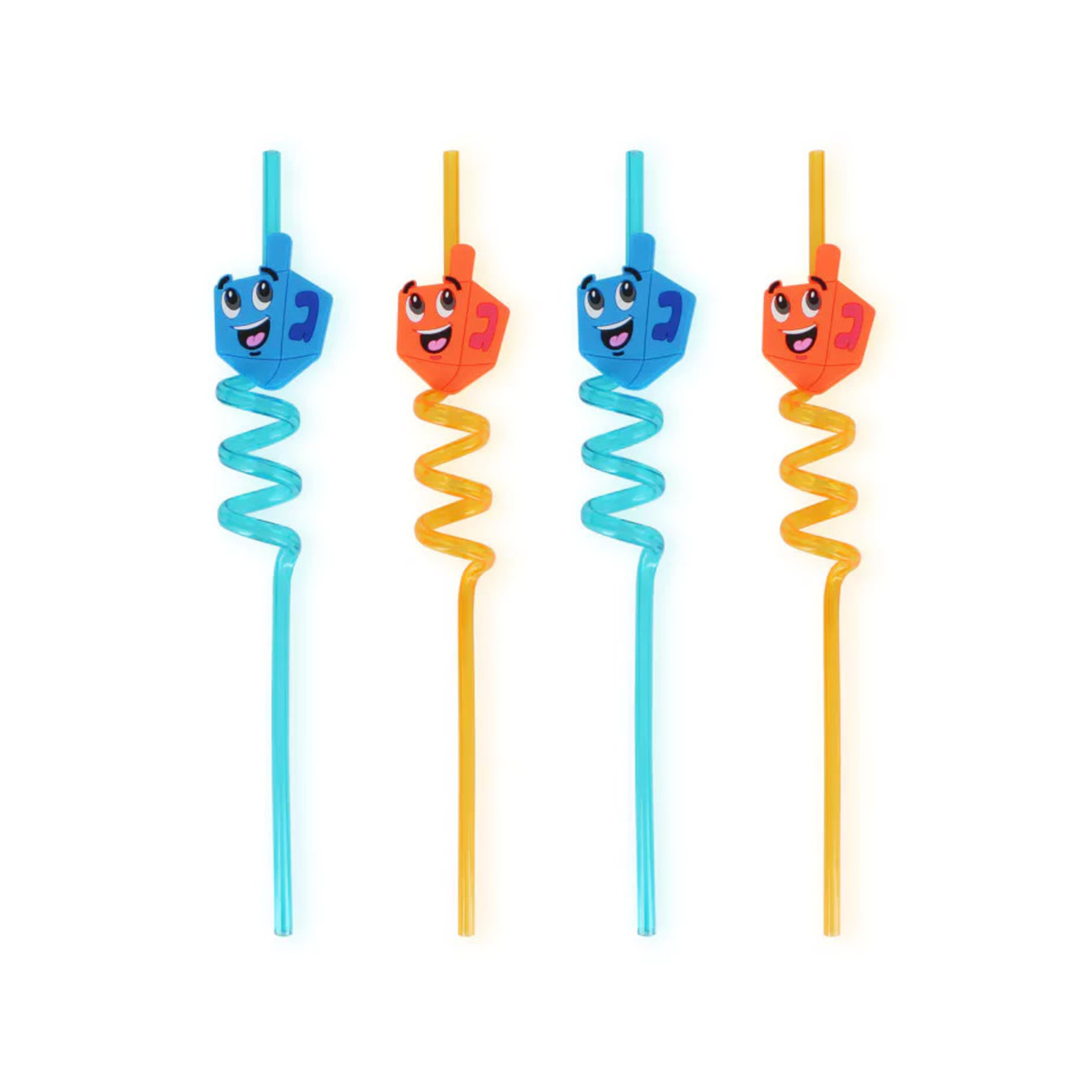 Chanukah Dreidel Straws