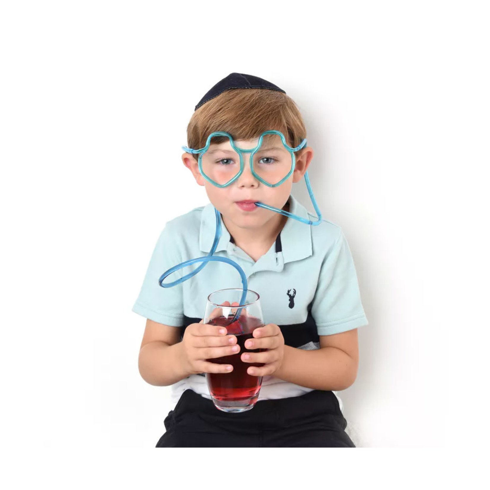 Dreidel-Shaped Glasses Straw