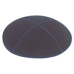 Navy Suede Kippah