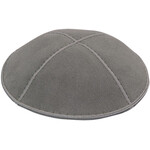 Medium-Grey Suede Kippah