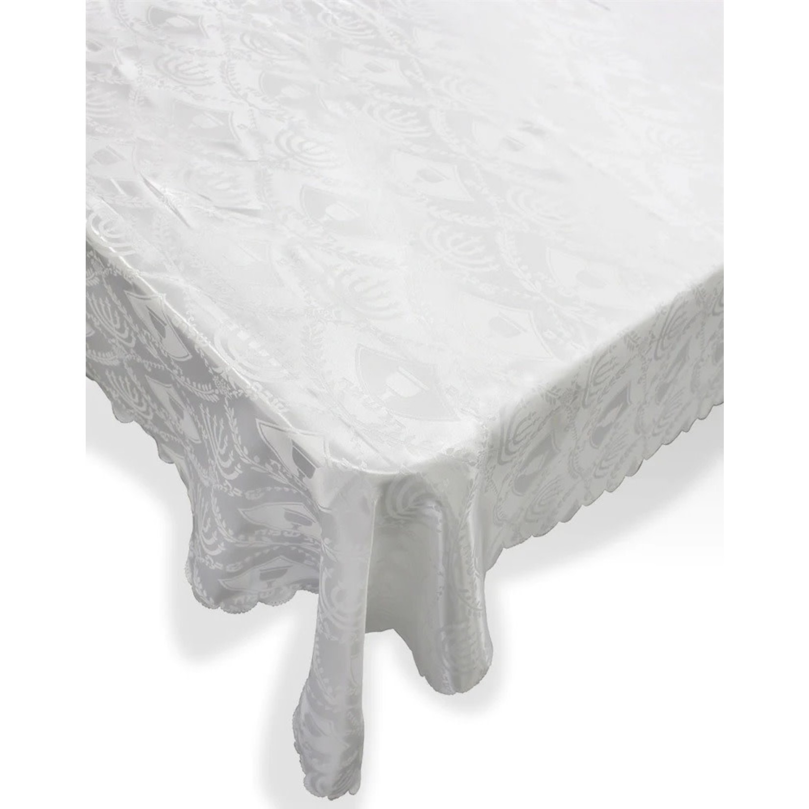 Shabbat & Yom Tov Tablecloth, Stain Resistant, 450cm/177in