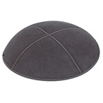 Dark Grey / Charcoal Suede Kippah