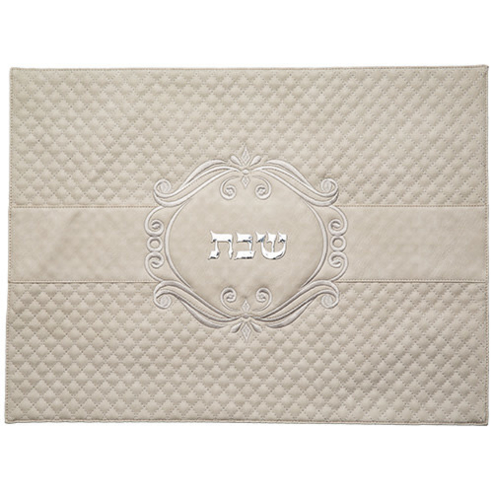 Leatherette Challah Cover, Grey