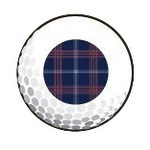 Jewish Tartan Golf Ball