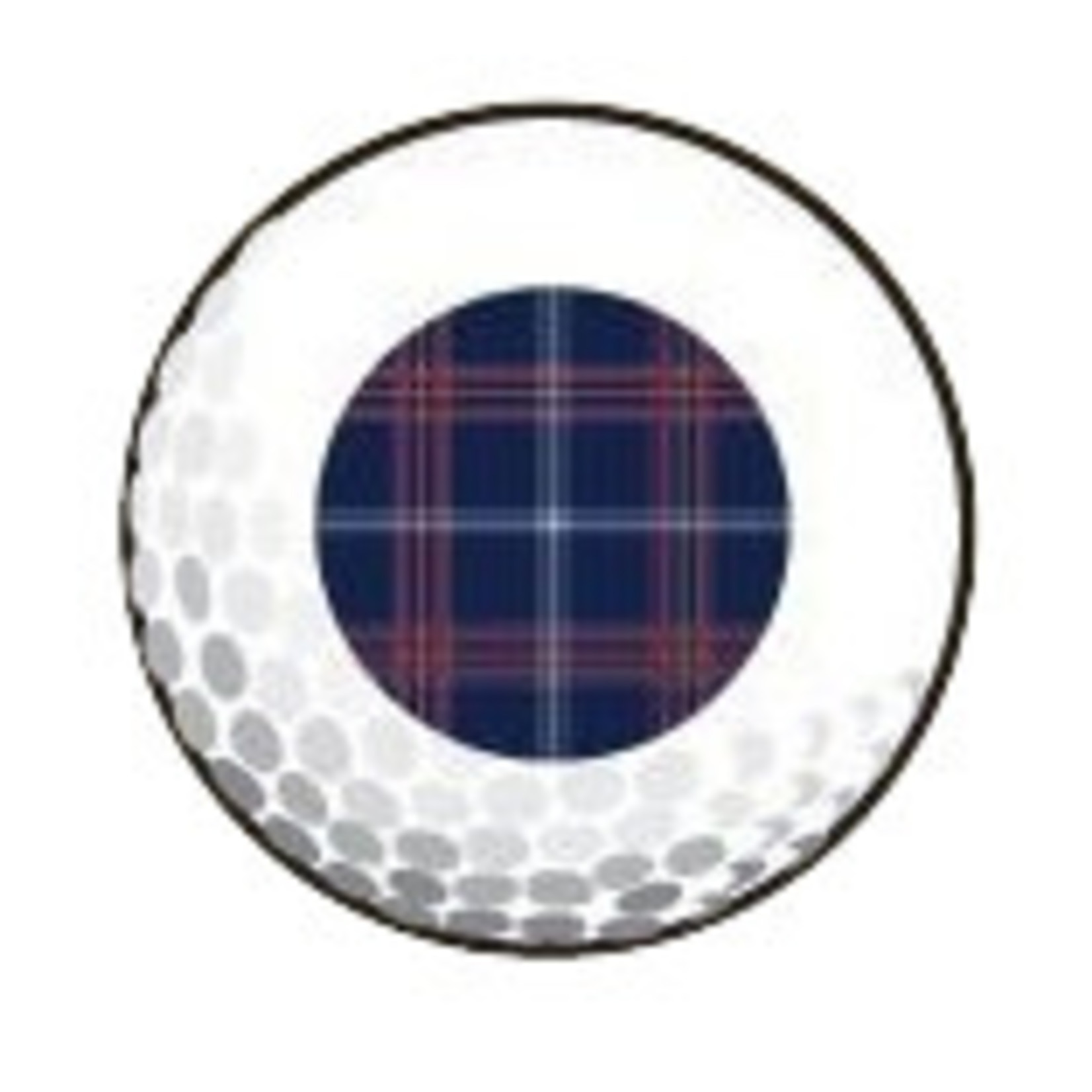 Jewish Tartan Golf Ball