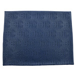 Leatherette Alligator Skin-Effect Challah Cover, Navy Blue