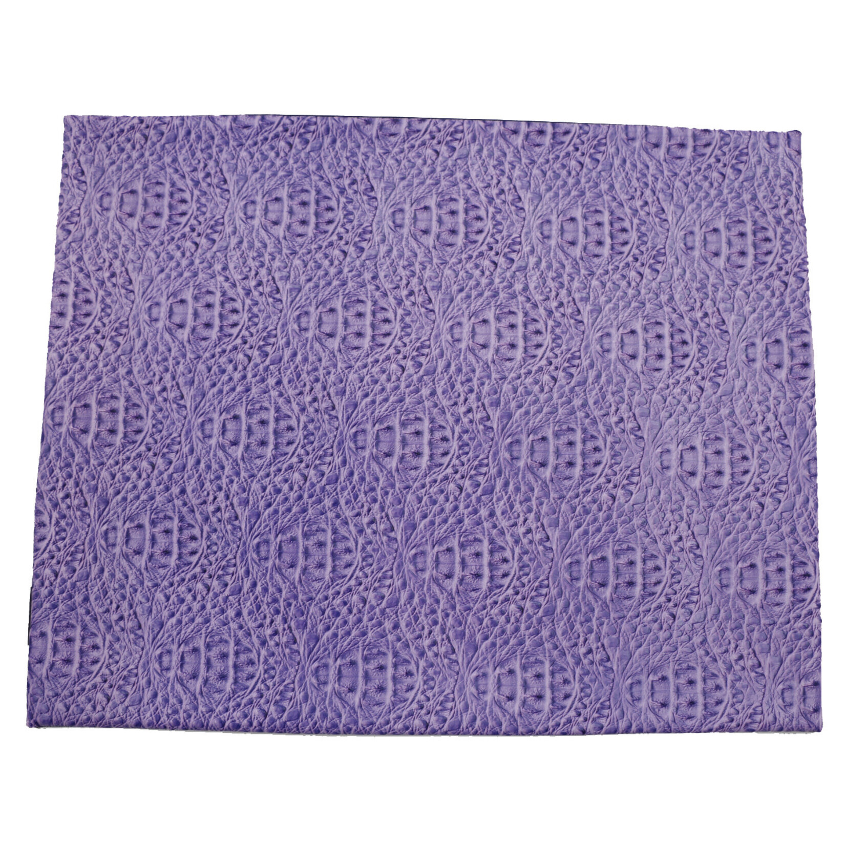 Leatherette Alligator Skin-Effect Challah Cover, Purple