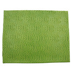 Leatherette Alligator Skin-Effect Challah Cover, Green