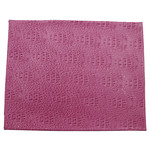 Leatherette Alligator Skin-Effect Challah Cover, Hot Pink