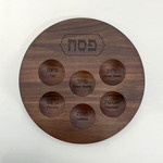 Seder Plate, Acacia Wood with Etching