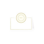 Passover Place Cards, Gold Accents