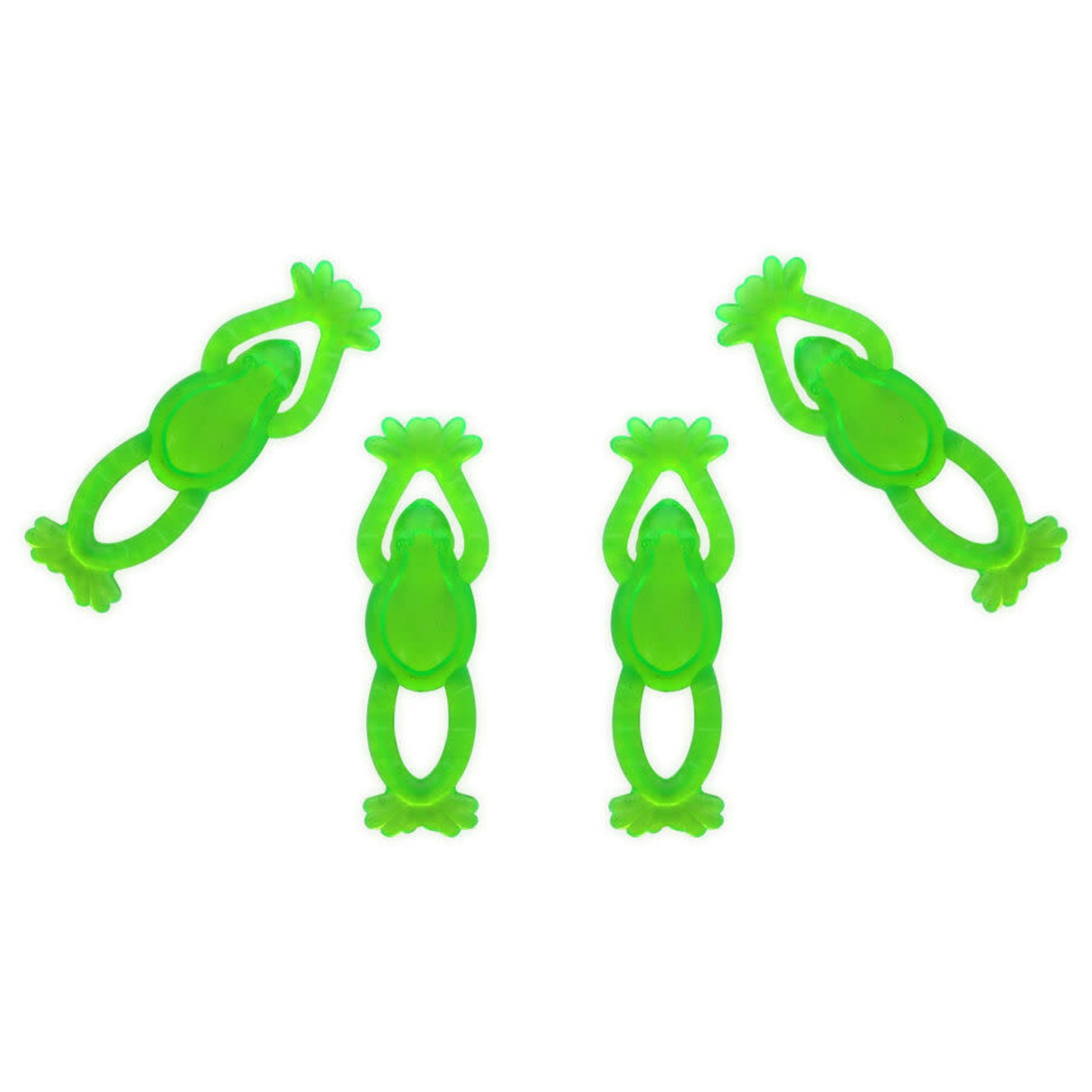 Stretchy Flying Frogs, 4-pack