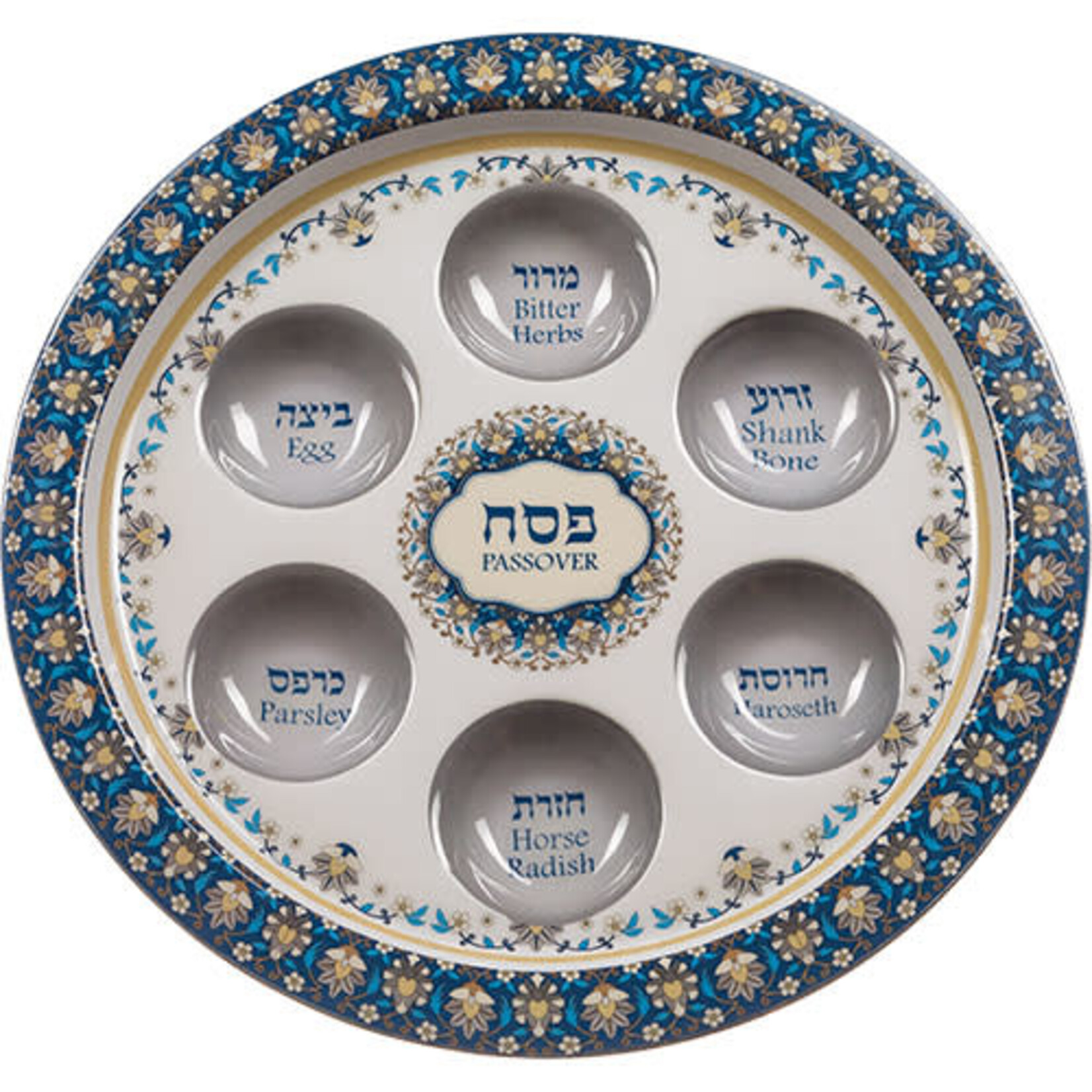 Seder Plate, Aluminum