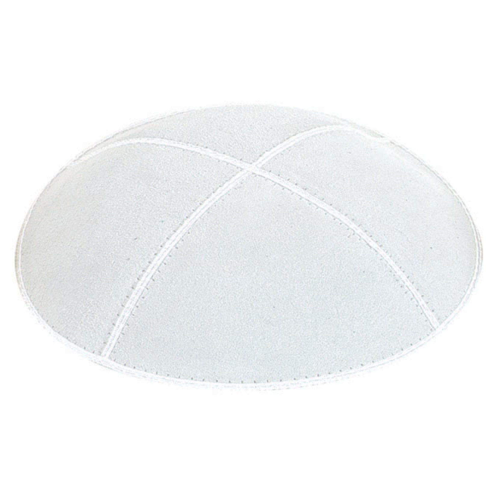 White Suede Kippah