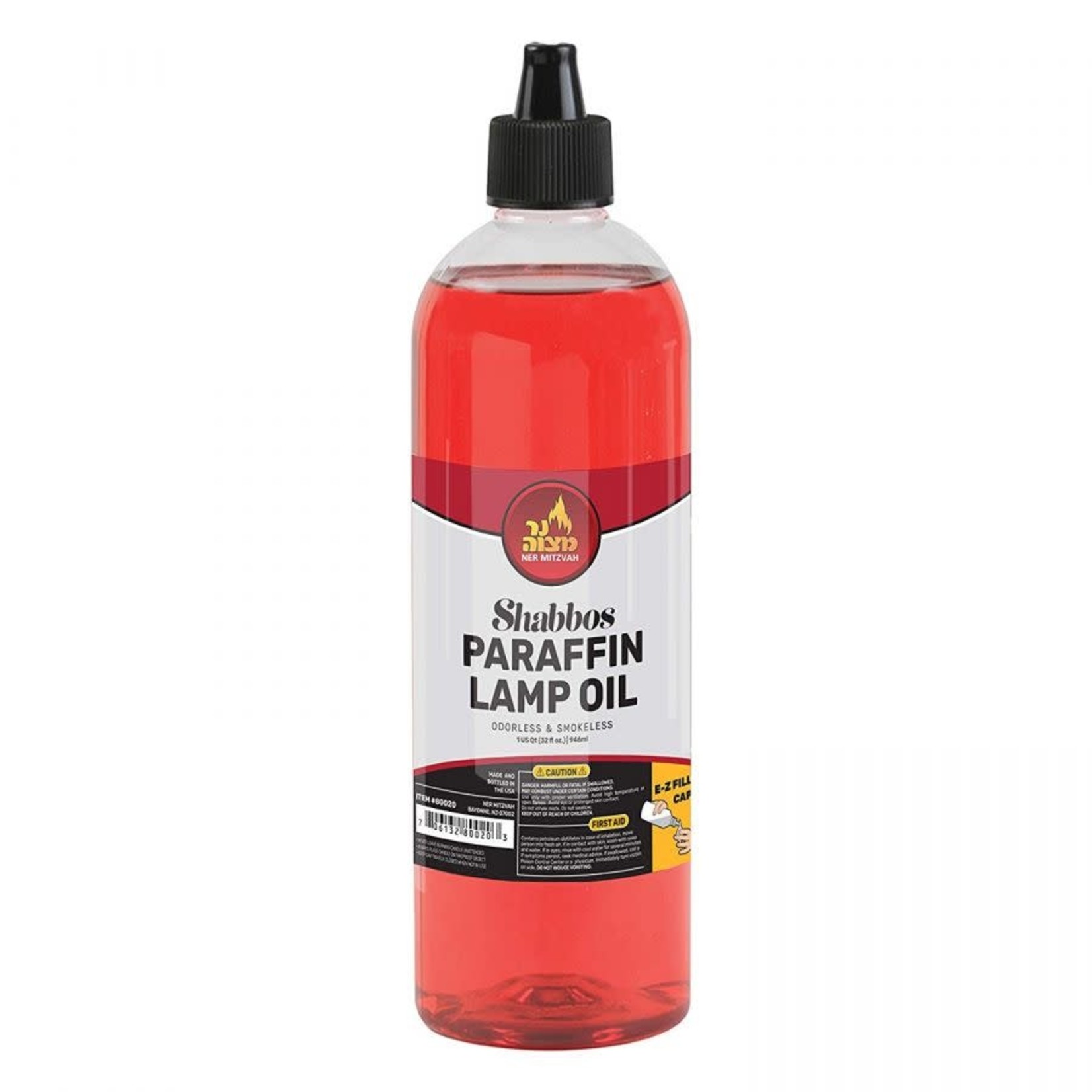 32oz Smokeless Paraffin Lamp Oil, Red