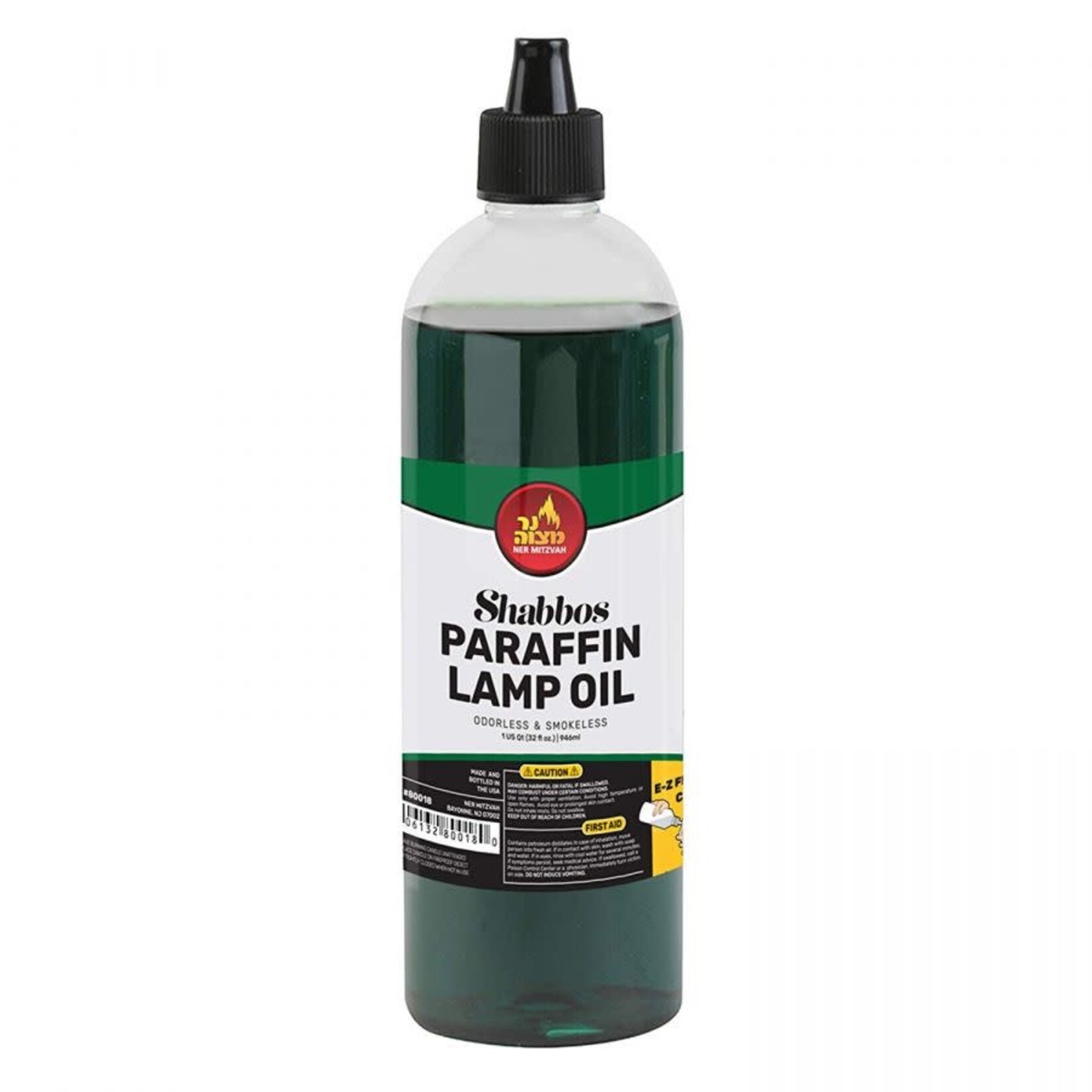 32oz Smokeless Paraffin Lamp Oil, Green