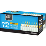 Shabbat and Yom Tov Candles, 72-Pack