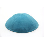 Teal Ultrasuede Kippah, 19cm