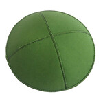 Microsuede Kippah, Forest Green