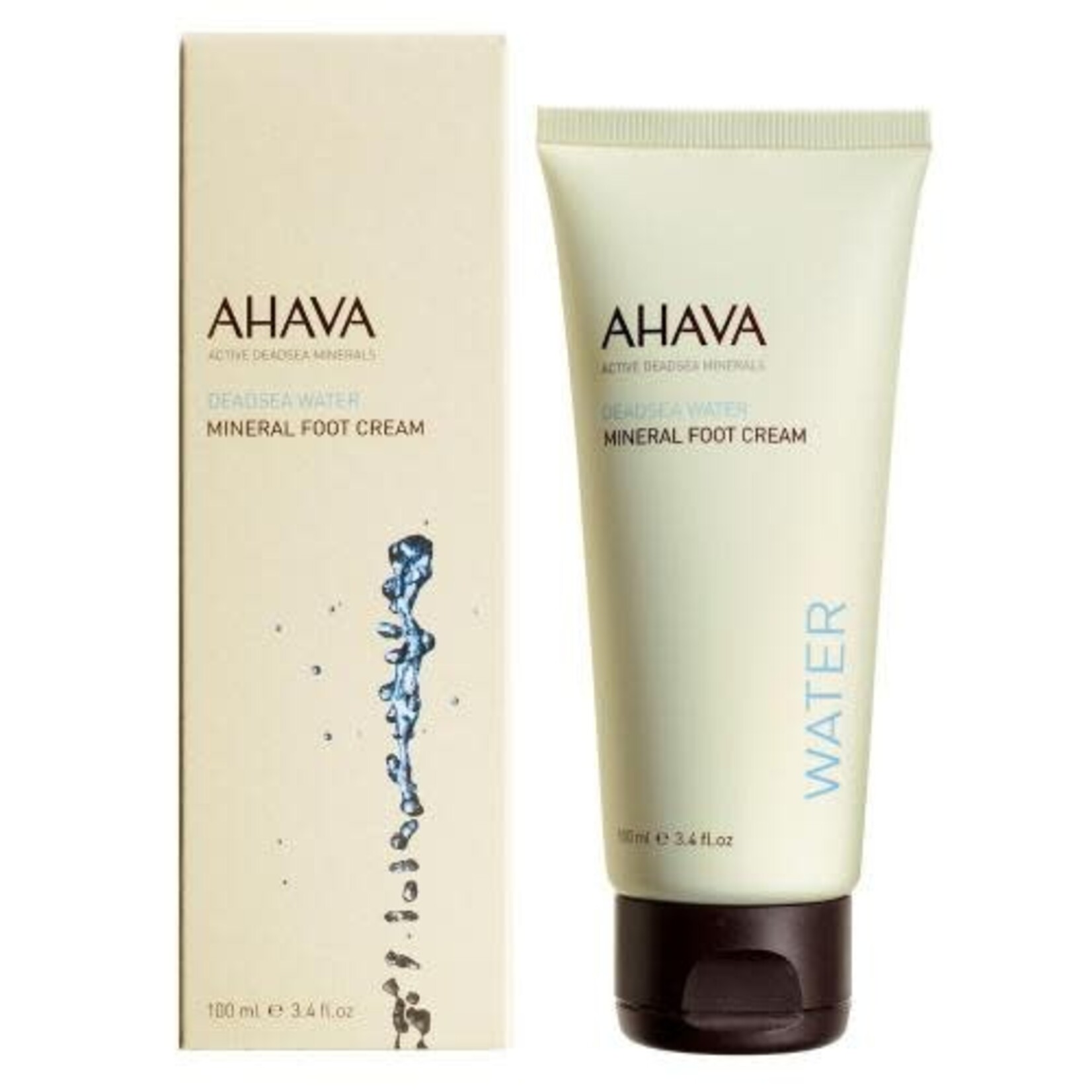 AHAVA Dead Sea Water Mineral Foot Cream, 100mL