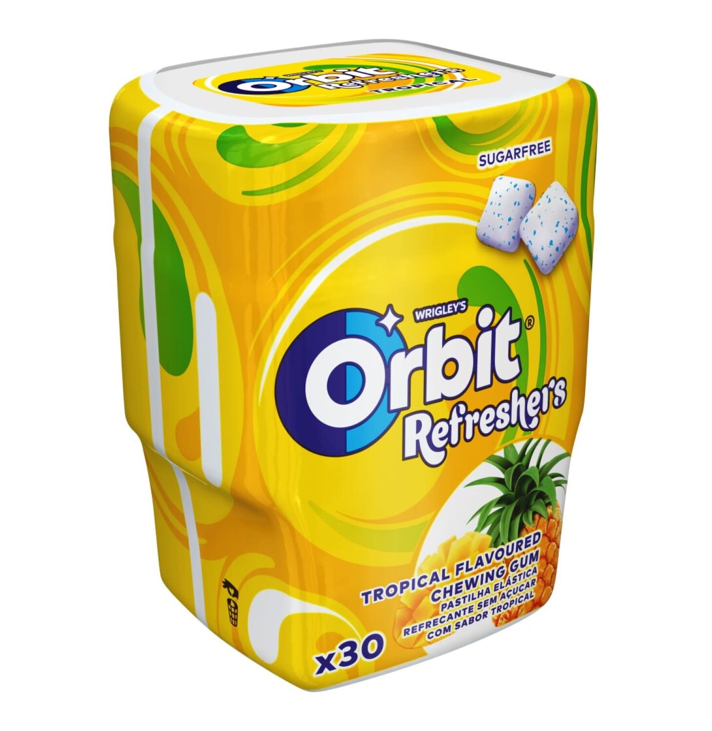Freedent Freedent refreshers chewing gum goût tropical 