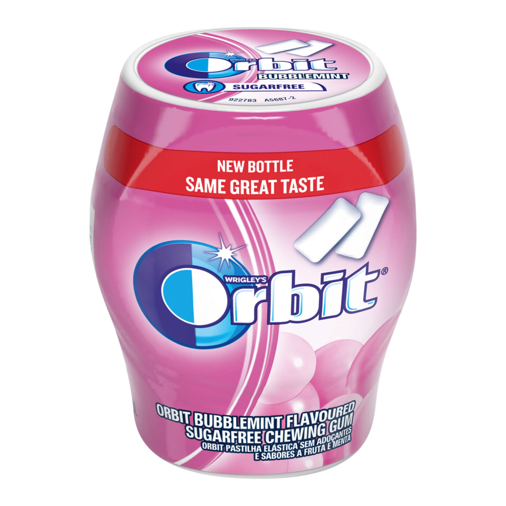 Orbit Sugarfree Bubblemint Gum, 46-Piece Bottle