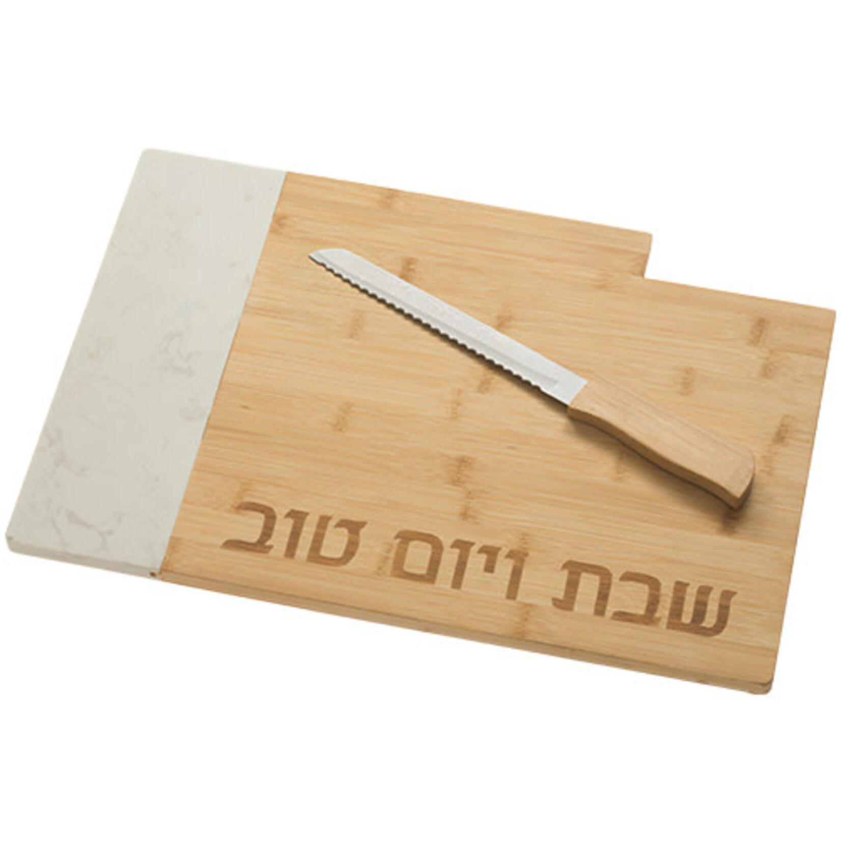 Challah Board, Wood with Marble