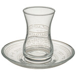 Kiddush Cup with Tray, Glass