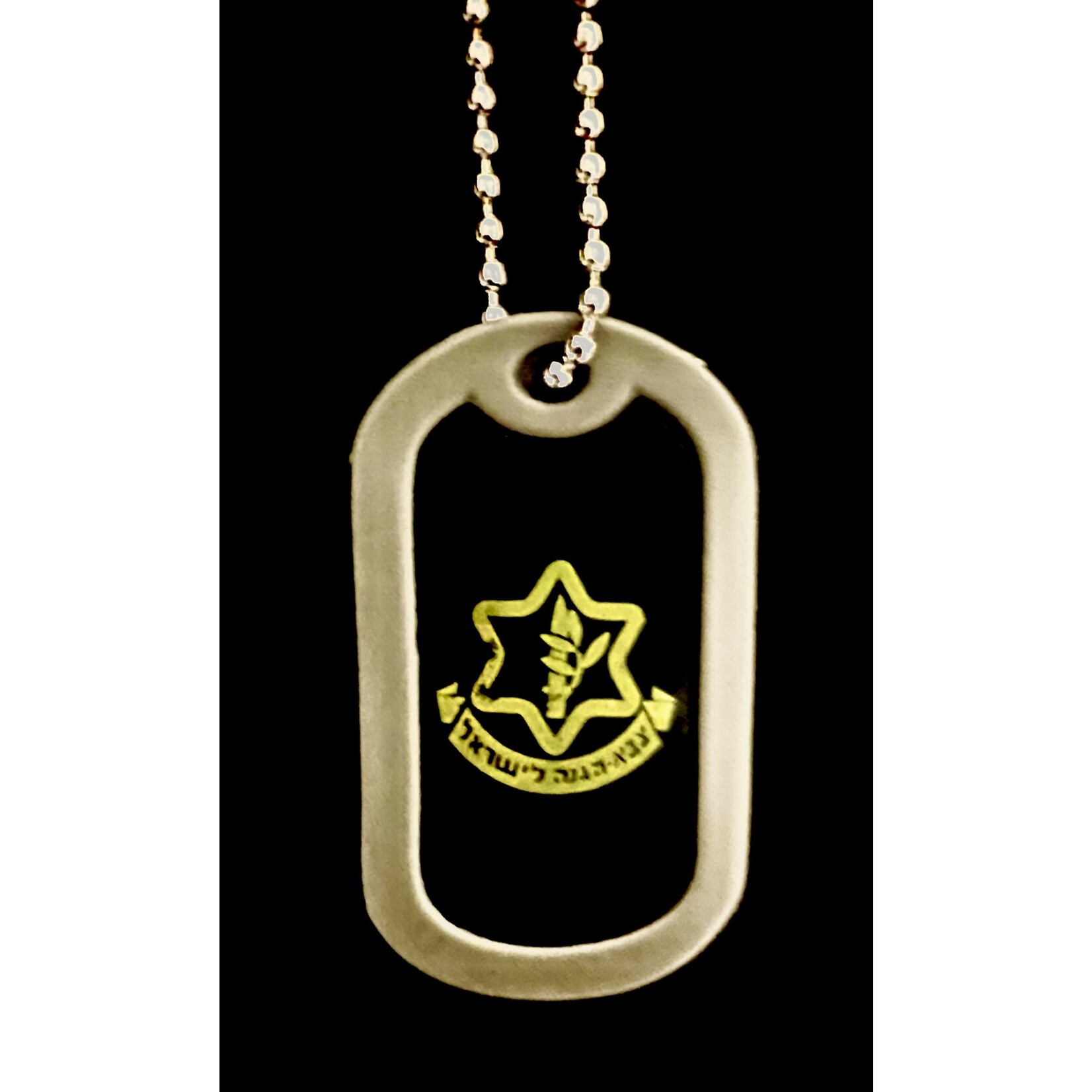 Tzahal Dog Tag Necklace