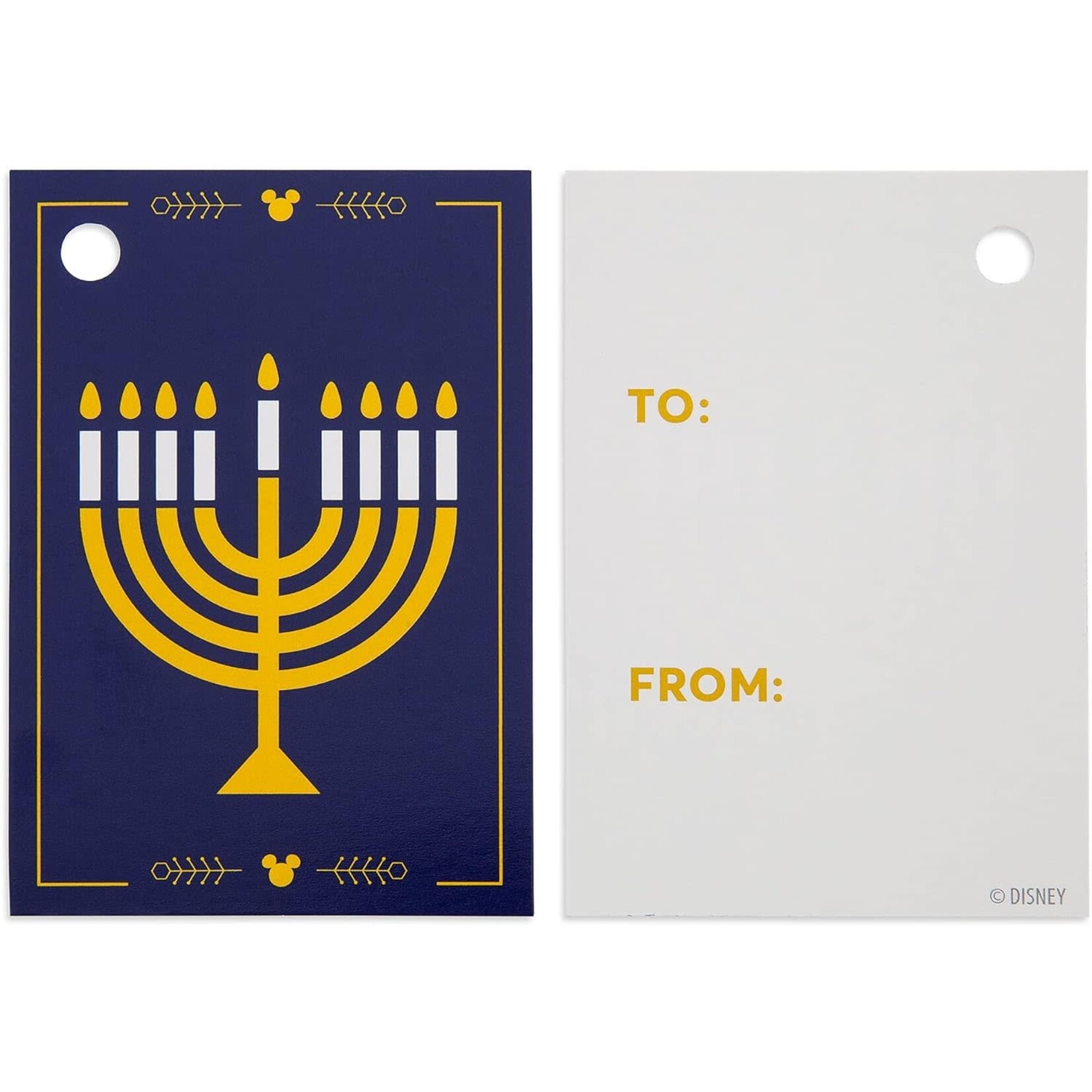 Disney Hanukkah Gift Tags, Box of 16
