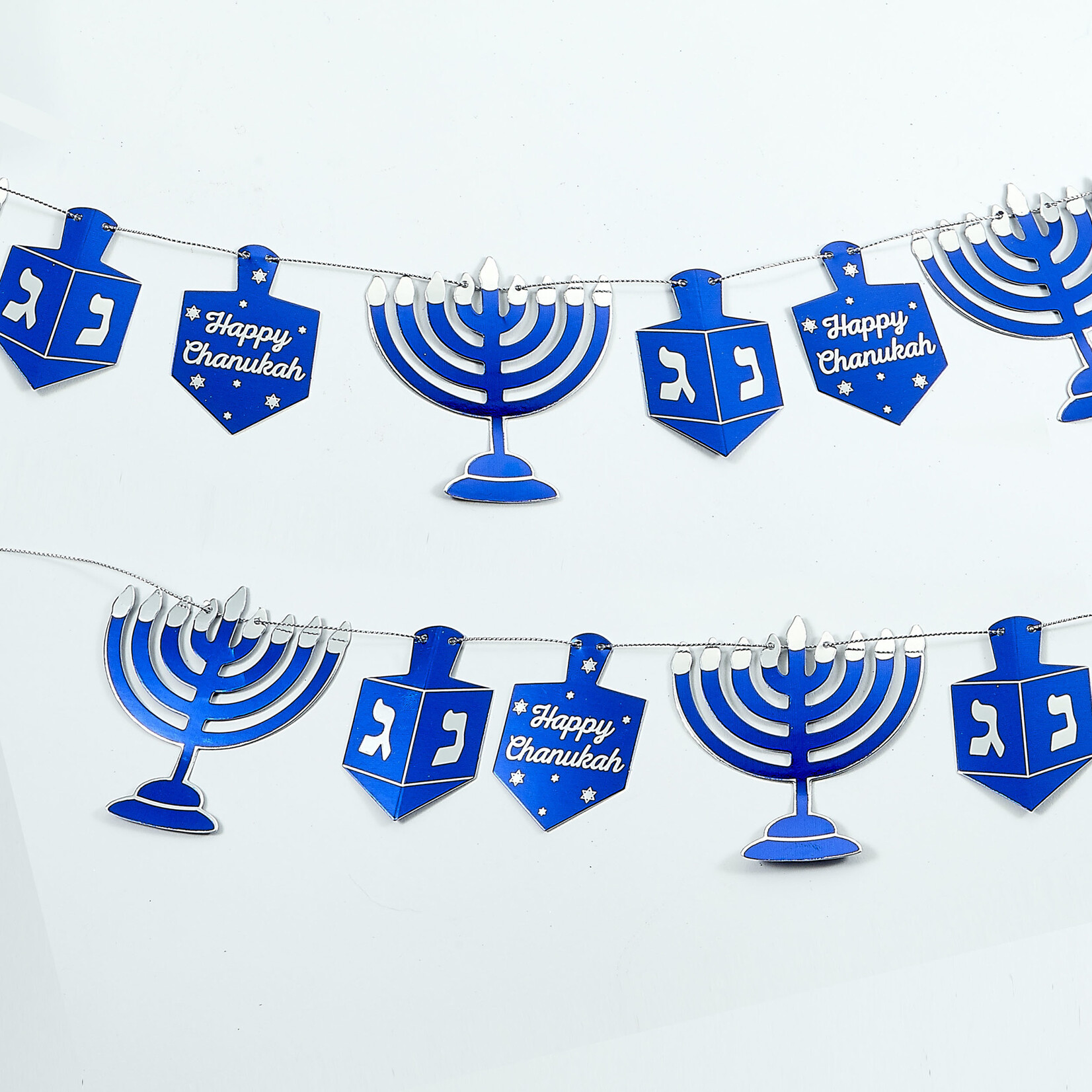 Chanukah Foil Garland Decoration
