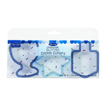 Chanukah Glitter Plastic Cookie Cutters