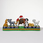 Polyresin Menorah, Dogs Design