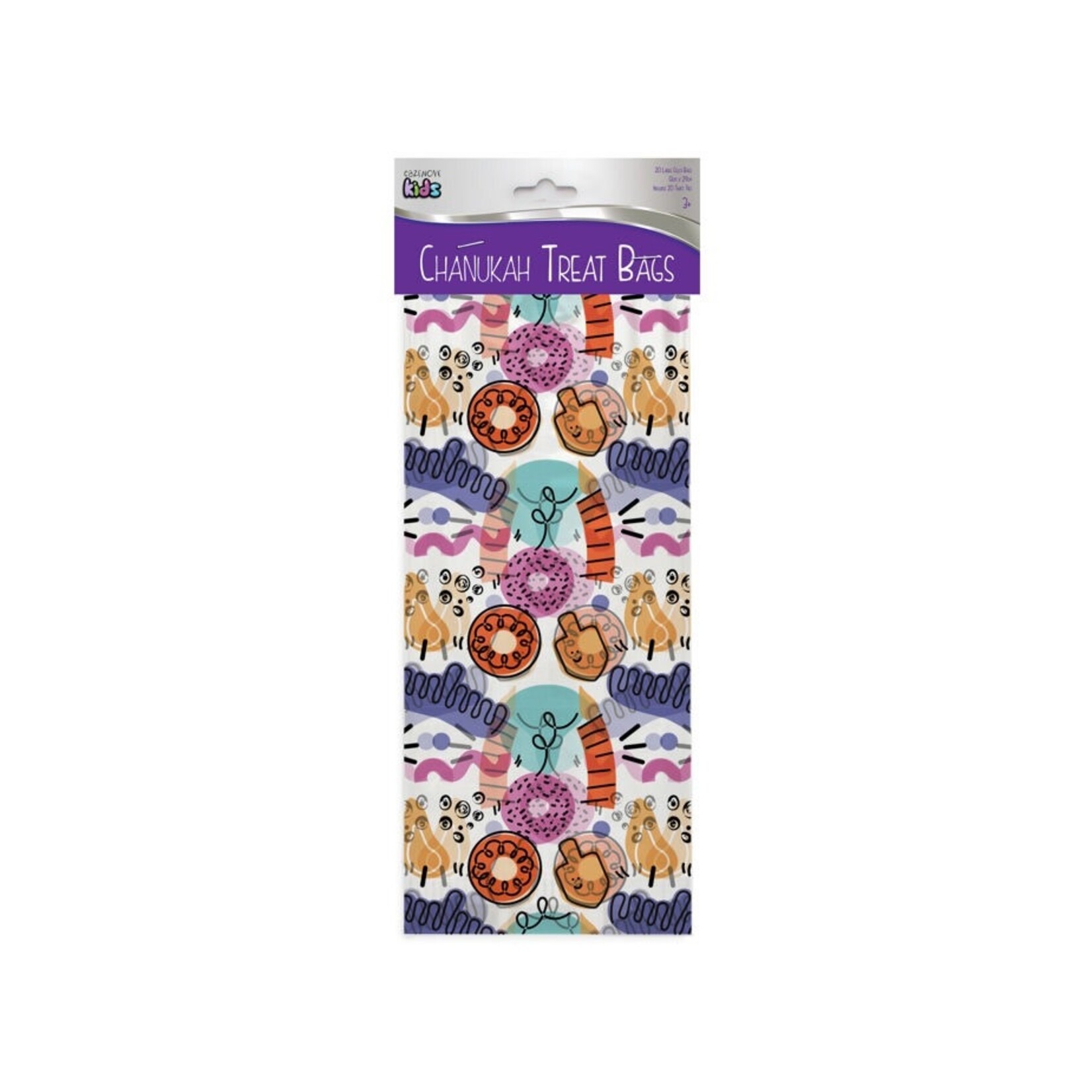Chanukah Cellophane Treat Bags