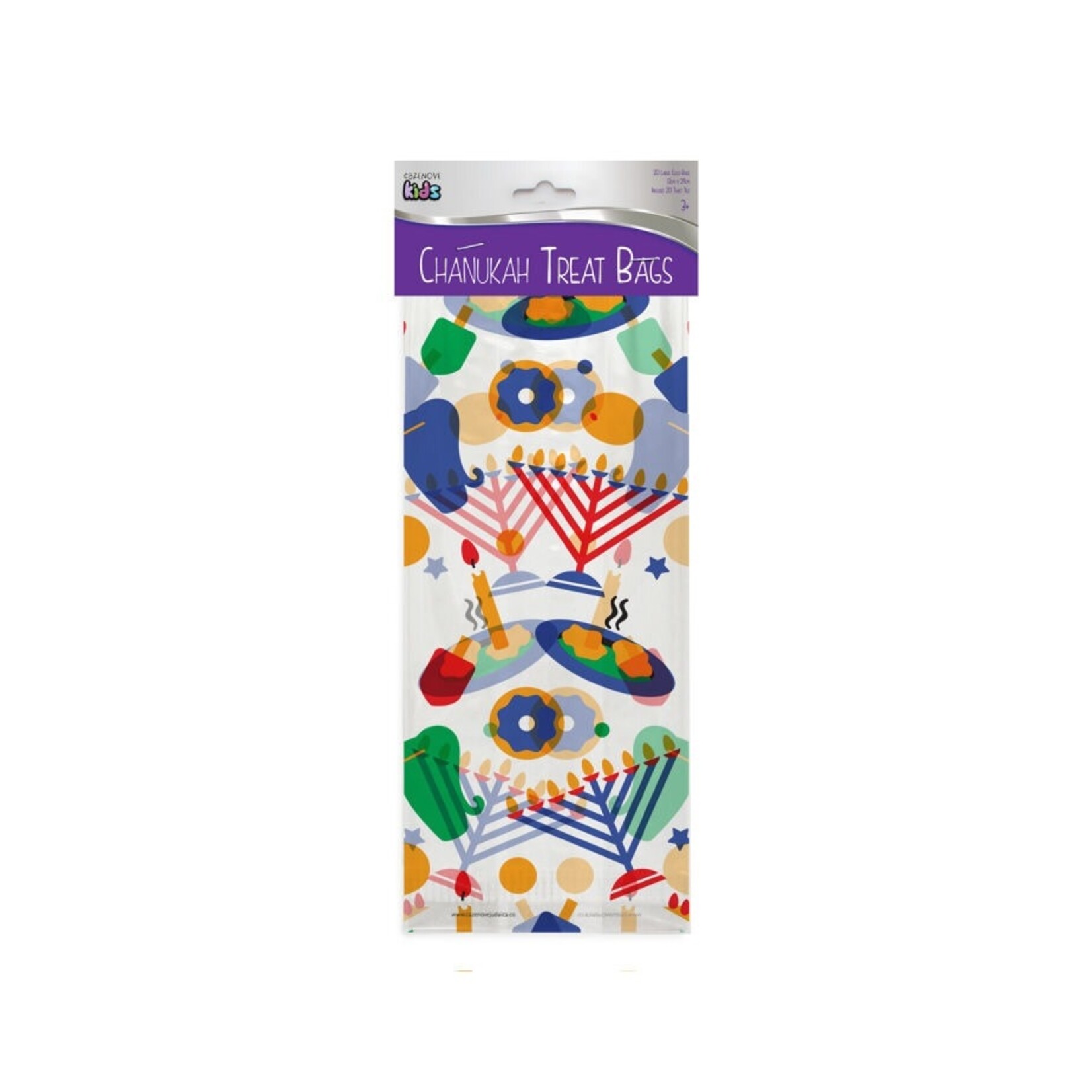 Chanukah Cellophane Treat Bags
