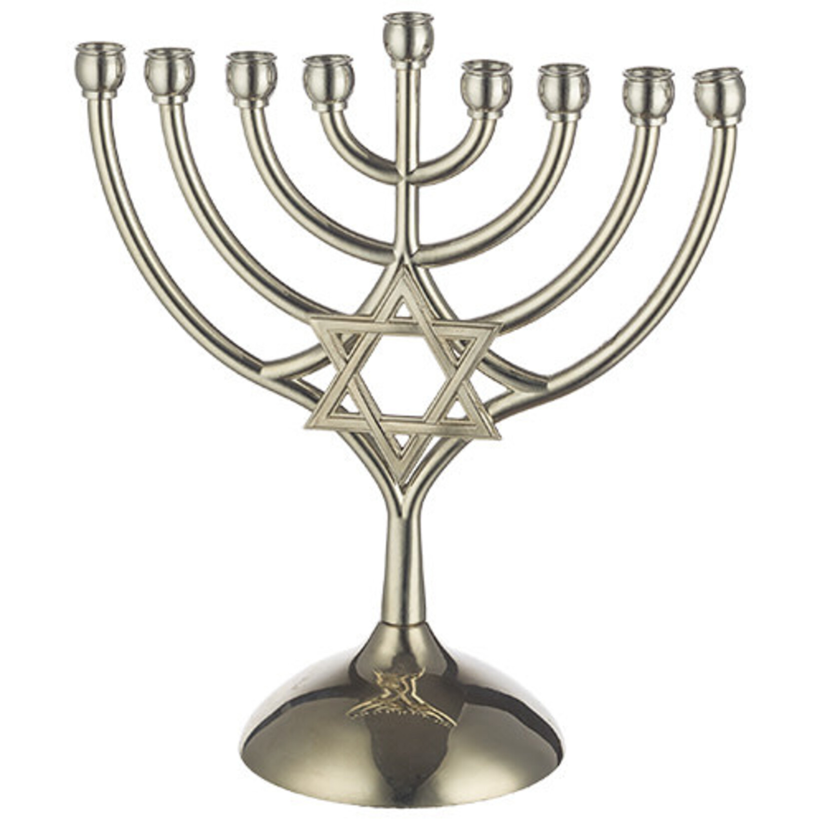 Aluminum Menorah, Magen David