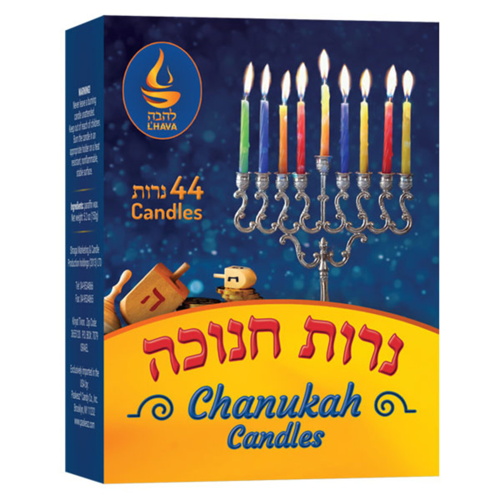 Chanukah Candles, 44pcs