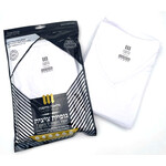 100% Cotton Undershirt-Style Arbah Kanfot (Tzitzit) with Sephardi Thin Gauge Machine Made Tzitzit Strings Adult Sizes